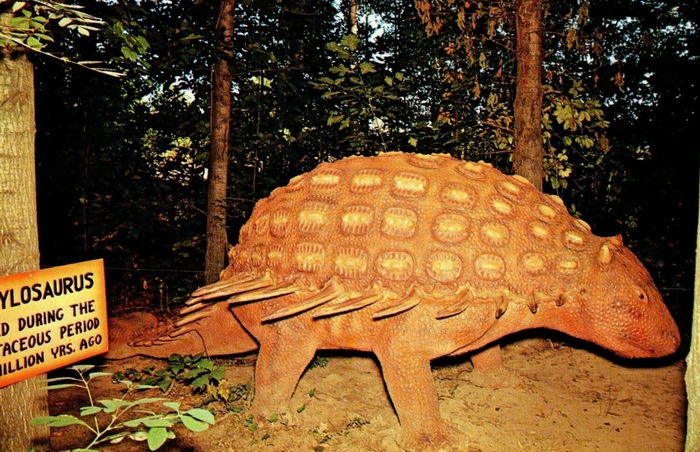 Prehistoric Forest - Vintage Postcard (newer photo)